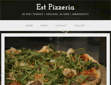 Tablet Screenshot of estpizzeria.com.au